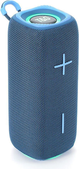 T&G Bluetooth Speaker 8W with Radio and Battery Life up to 3 hours Blue TG654