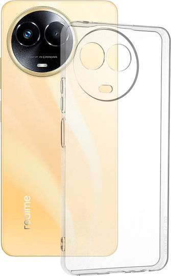Techsuit Clear Back Cover Silicon Transparent (Realme 11)
