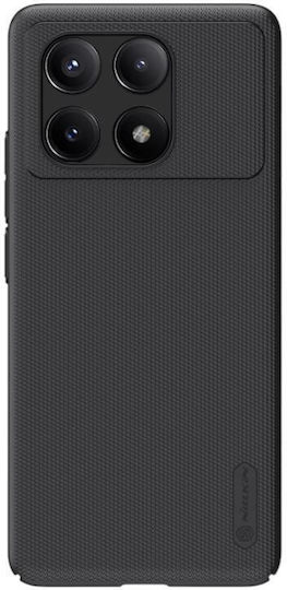 Nillkin Super Frosted Back Cover Silicon / Plastic Negru (Poco X6 Pro )
