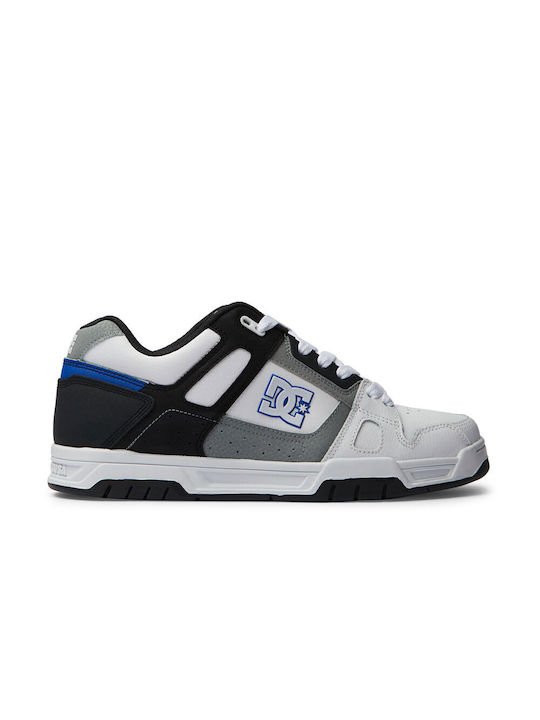 DC Stag Ανδρικά Sneakers White / Grey / Blue