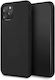 Lemontti Umschlag Rückseite Silikon Schwarz (iPhone 11 Pro)