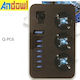 Andowl Power Strip with Surge Protection 3 Positions with 6 USB-A, Switch and Cable 2m
