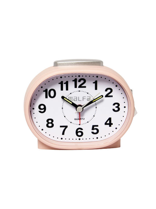 Alfaone Tabletop Clock Pink 600169