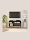 vidaXL TV-Ständer Schwarz M80xT33xH46cm