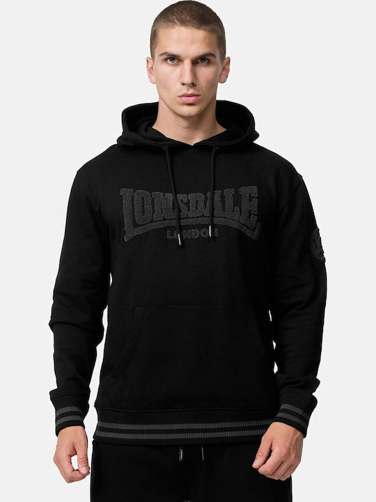 Kneep Φούτερ με Κουκούλα Black/Grey