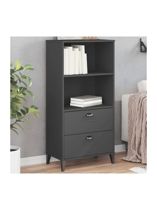 Bookcase Anthracite Grey 60x35x123cm