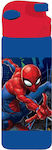 Spiderman Kinder Trinkflasche Spiderman Aluminium mit Strohhalm 500ml