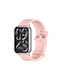 Λουράκι Silicone Xiaomi Mi Band 8 Pro Pink Silver