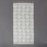 Silk Fashion Beach Towel Cotton Gray 180x90cm.