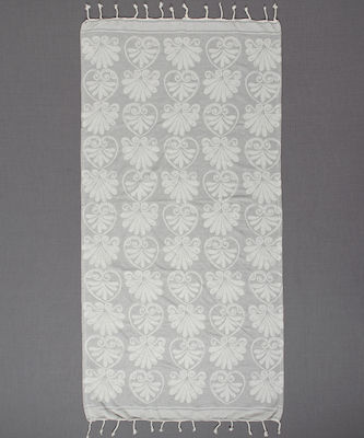 Silk Fashion Strandtuch Baumwolle Gray 180x90cm.