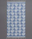 Silk Fashion Beach Towel Cotton Blue 180x90cm.