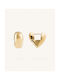 StanStefan Earrings Hoops made of Steel Gold Plated