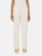 Women's Fabric Trousers Regular Fit Whitecap Grey