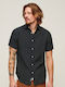 D2 Stud Casual Linen Shirt Gray