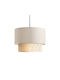 Pakketo Fersa Pendant Light Ecru Natural with Socket E27 30x30x20cm