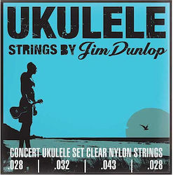 Dunlop Concert DUY302 Χορδές 28 - 43" για Γιουκαλίλι Dunlop Concert DUY302 Χορδές 28 - 43" για Γιουκαλίλι