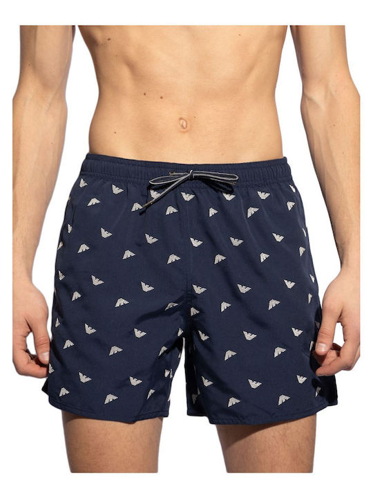 Armani Exchange Logo Men's Swimwear Bermuda blue navy