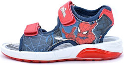 Spiderman Παιδικά Πέδιλα Ανατομικά Μπλε