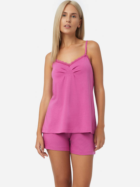 Minerva Summer Women's Pyjama Set Purple
