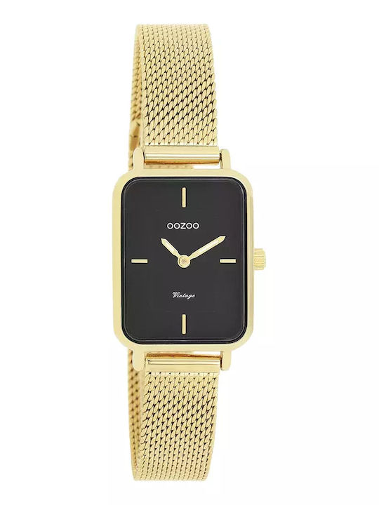 Oozoo Vintage Women's Watch with Gold Metal Bra...