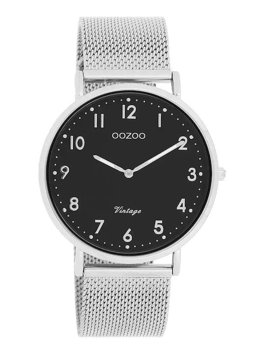 Oozoo Vintage Women's Watch with Silver Metal B...