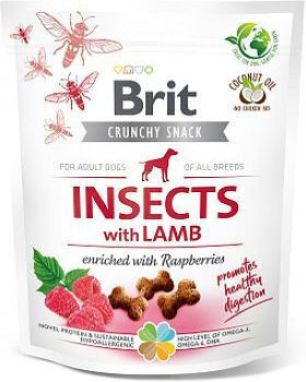 Brit Crunchy Dog Treat with Insects and Rabbit 200gr