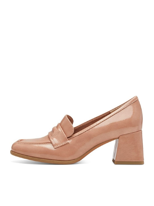 Pumps mit mittelhohem Absatz Rosa