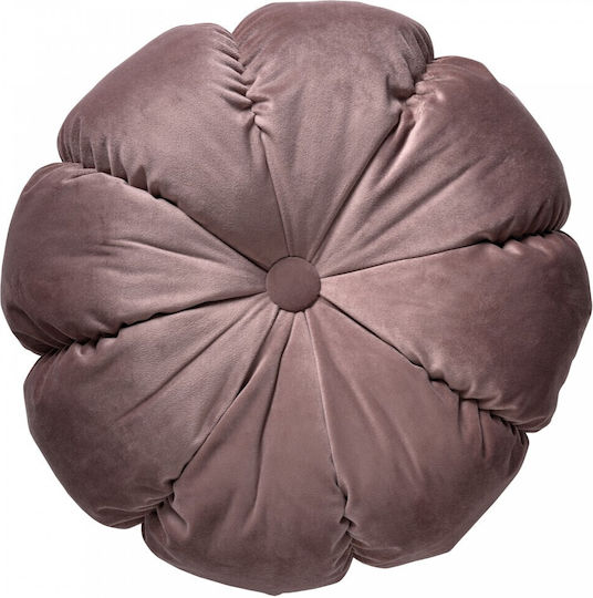 Das Home Sofa-Kissen 0264 aus Samt Braun 45x45cm
