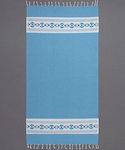 Silk Fashion Blue Beach Towel 180x90cm