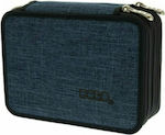 Polo Solido Pencil Case with 1 Compartment Blue