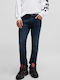 734 Men's Jeans Pants with Slim Fit Dark Blue