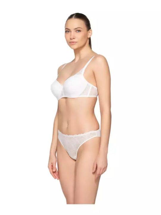 Damen Brasilien mit Spitze White
