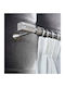 Aslanis Home Metalic Galerie pentru perdele Simplu Φ25mm 180buc Nikel satin