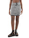 Guess Denim High Waist Mini Skirt in Gray color