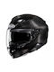 HJC F71 Full Face Helmet with Pinlock ECE 22.06 Carbon Solid Black