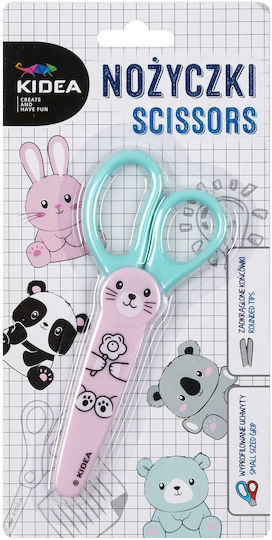 Derform Children's Scissors 12.5cm with Plastic Blade Turquoise 1pcs