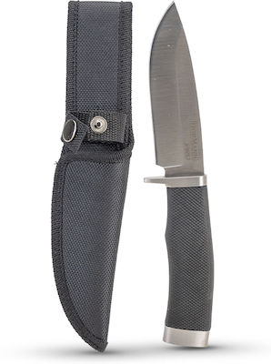 Bormann Knife Black with Blade made of Steel in Sheath