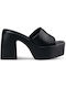 Envie Shoes Mules mit Absatz in Schwarz Farbe