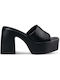 Envie Shoes Heel Mules Black