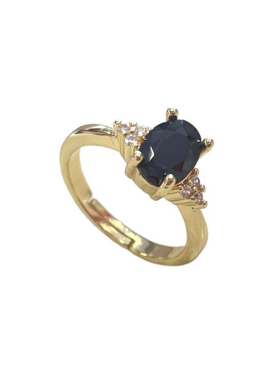 Copper ring Bo1314 Gold Black