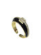 Kupferring M3002 - Gold Schwarz