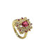 Kupferring M3010 - Gold Fuchsia