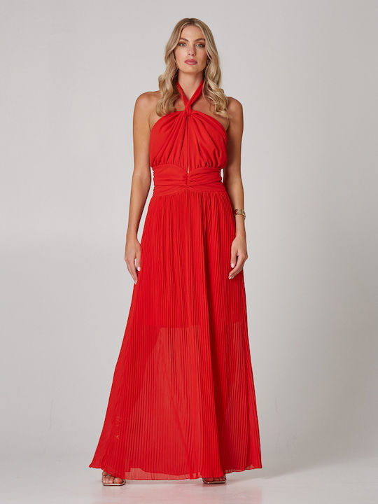 Lynne Maxi Rochie Coral