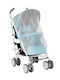 Lorelli Κουνουπιέρα Kinderwagen aus Tüll Weiß 82x52cm