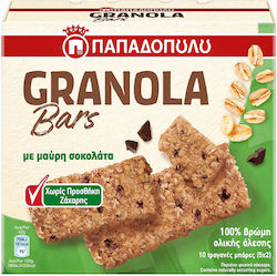 Παπαδοπούλου Granola Μπάρα Βρώμης / Ενέργειας / Ξηρών Καρπών με Μαύρη Σοκολάτα Χωρίς Προσθήκη Ζάχαρης 210gr Παπαδοπούλου Granola Μπάρα Βρώμης / Ενέργειας / Ξηρών Καρπών με Μαύρη Σοκολάτα Χωρίς Προσθήκη Ζάχαρης 210gr