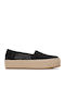 Valencia Women's Fabric Espadrilles Black