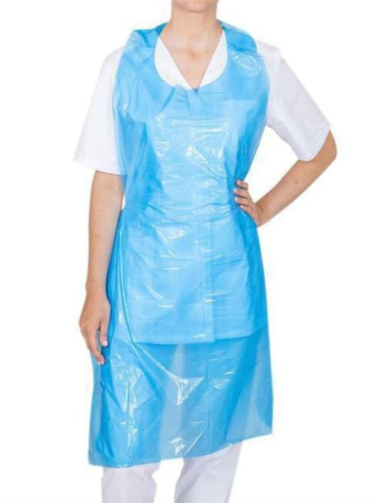 thessPACK of a Use Apron Blue 100pcs AT364