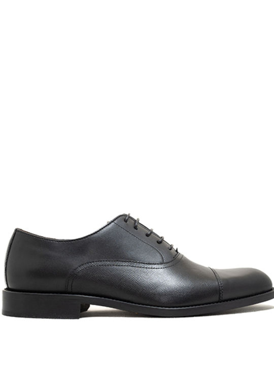 Marco Ferretti Men's Leather Casual Shoes Black