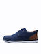 Men's Synthetic Leather Casual Shoes Blue
