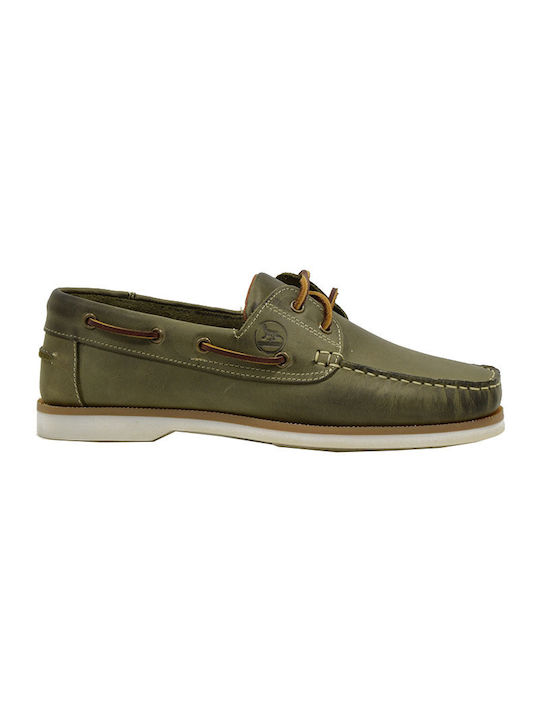 Commanchero Original Men's Leather Moccasins Green